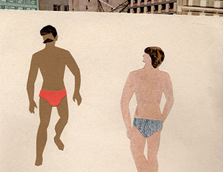 Alison Yip, Two Male Bathers (detail)