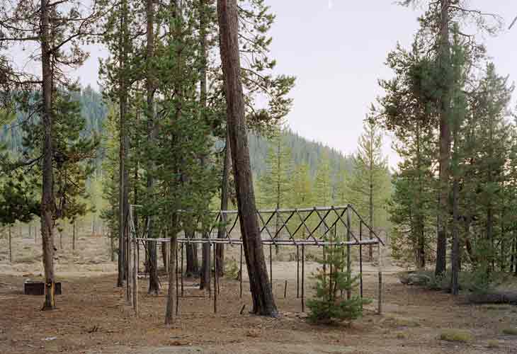 Eirik Johnson, Abandoned shack H, mushroom camp near Sisters, Oregon (detail), 2011