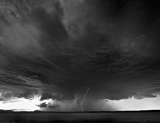 Mitch Dobrowner, Wall Cloud, Wyoming (detail), 2009