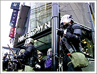 Police defend Niketown